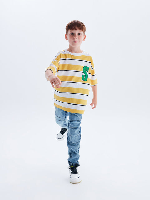 Sinsay Boy's Blue Washed Effect Jogger Jeans | Sinsay In Lebanon