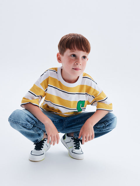 Sinsay Boy's Blue Washed Effect Jogger Jeans | Sinsay In Lebanon