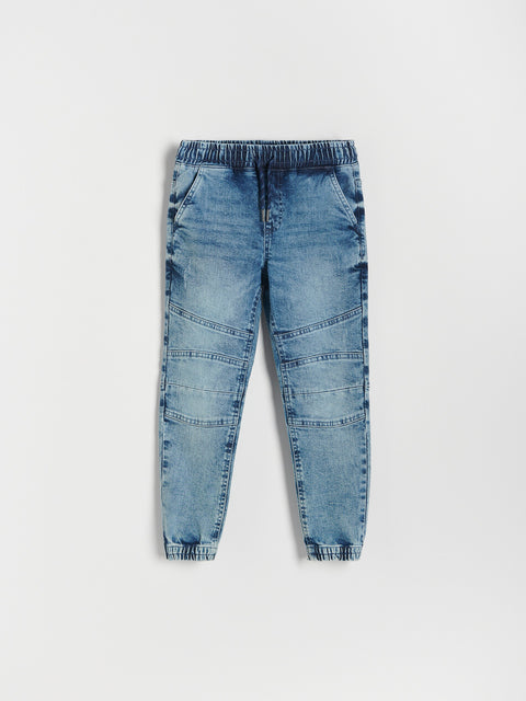 Sinsay Boy's Blue Washed Effect Jogger Jeans | Sinsay In Lebanon