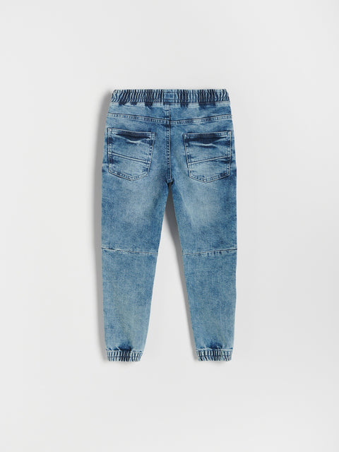Sinsay Boy's Blue Washed Effect Jogger Jeans | Sinsay In Lebanon