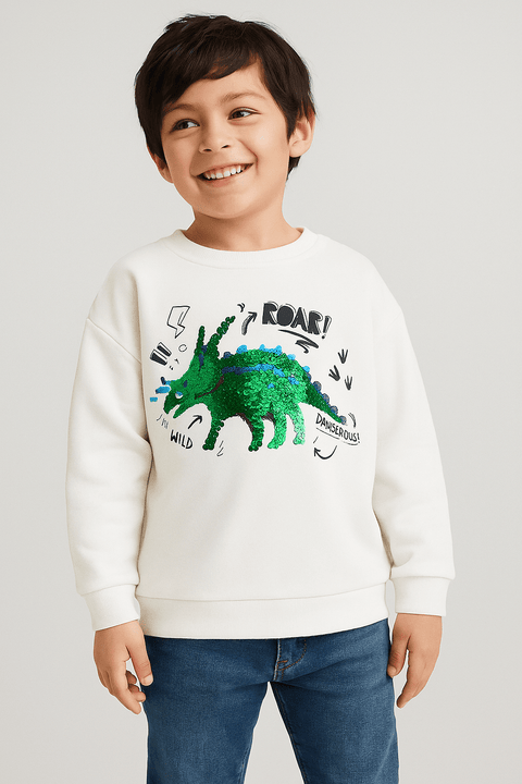 Sinsay Boy's White Blouse With Print | Sinsay In Lebanon