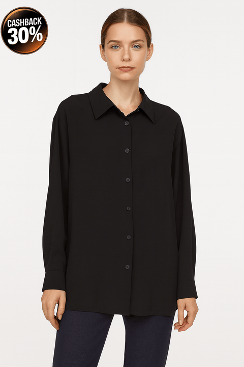 Forever 21 Women's Black Shirt Swim Cover Up | Forever 21 In Lebanon