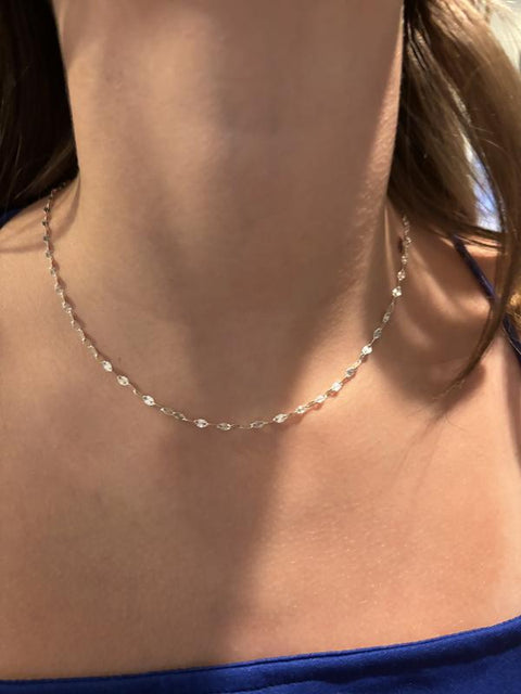 Giani Bernini Women's Sterling Silver Disco Link 16 Chain Necklace | Giani Bernini In Lebanon