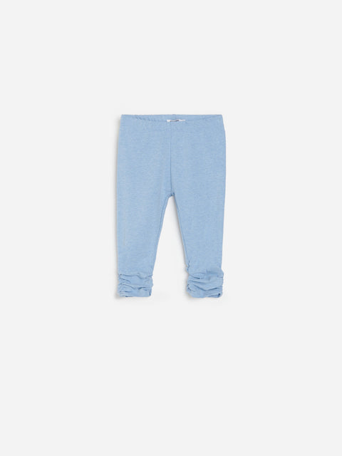 Light blue pants on a white background