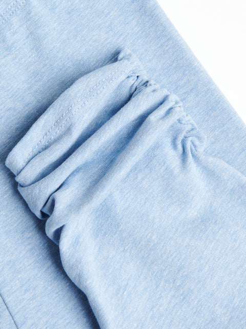 Reserved Girl's Blue Leggings With Drawstring | Reserved In Lebanon
