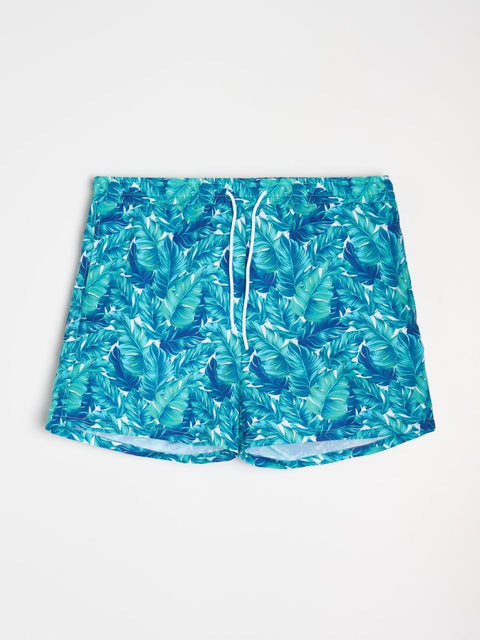 Sinsay Men's Blue & Green Swimming Shorts | Sinsay In Lebanon