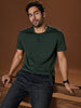 Sinsay Men's Dark Green T-Shirt With Decorative Print | Sinsay In Lebanon