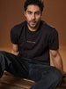 Sinsay Men's Brown Lettering Printed T-Shirt | Sinsay In Lebanon