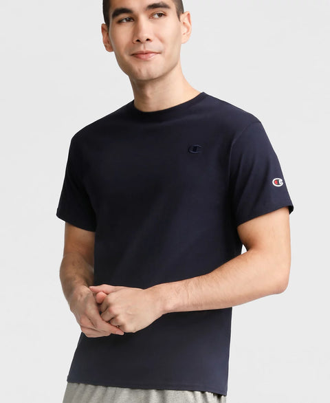 Champion Men's Deep Navy Cotton Jersey T-Shirt | Champion In Lebanon