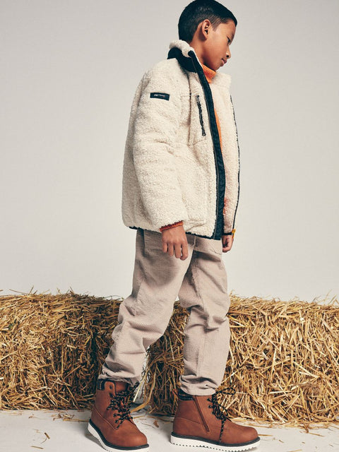 Reserved Boy's Off White Sherpa Jacket | Reserved In Lebanon