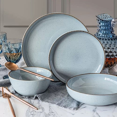 O+B Options Blue Dinnerware Set 16 Pieces |Options In Lebanon