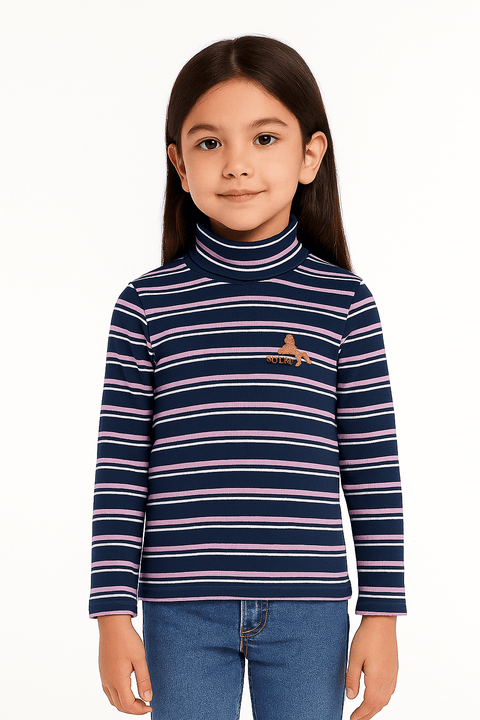 S.Oliver Girl's Multicolor Turtle Neck  Blouse |S.Oliver in Lebanon