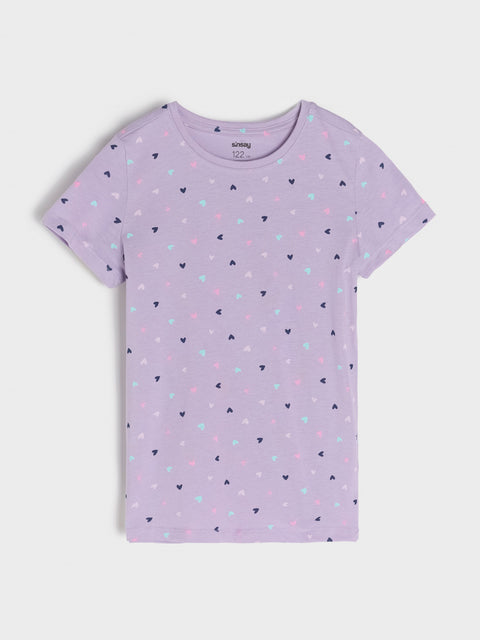 Sinsay Baby Girl's White/Purple 2 pack T-Shirt  | Sinsay in Lebanon