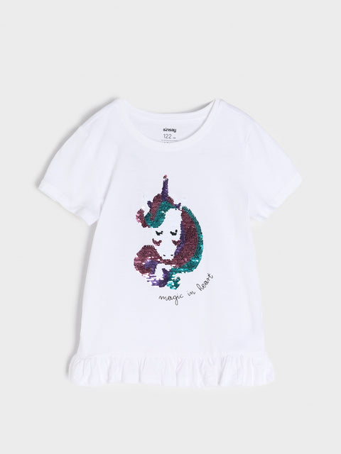 Sinsay Baby Girl's White/Purple 2 pack T-Shirt  | Sinsay in Lebanon