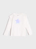 Sinsay Girl's White Long sleeve T-shirt | Sinsay In Lebanon