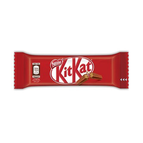 Kit Kat chocolate bar packaging on a white background