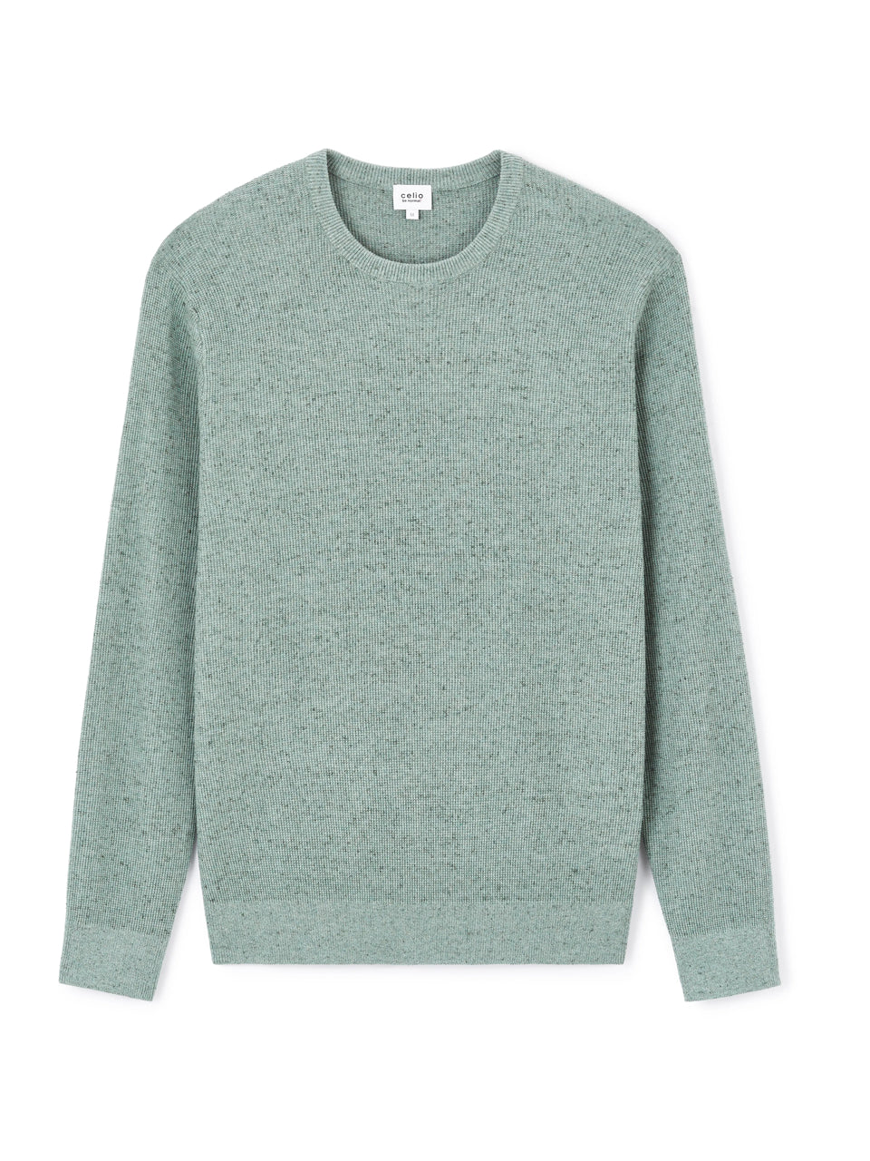 Celio Men's Mineral Green Crew Neck Sweater | Celio In Lebanon