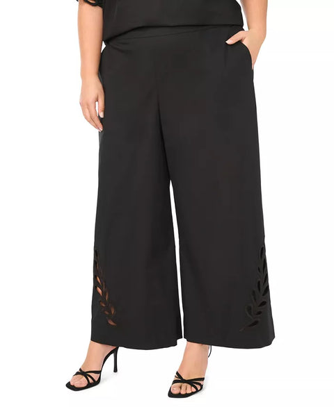 Vince Camuto Women's Black Plus Size Wide-Leg Pants | Vince Camuto In Lebanon