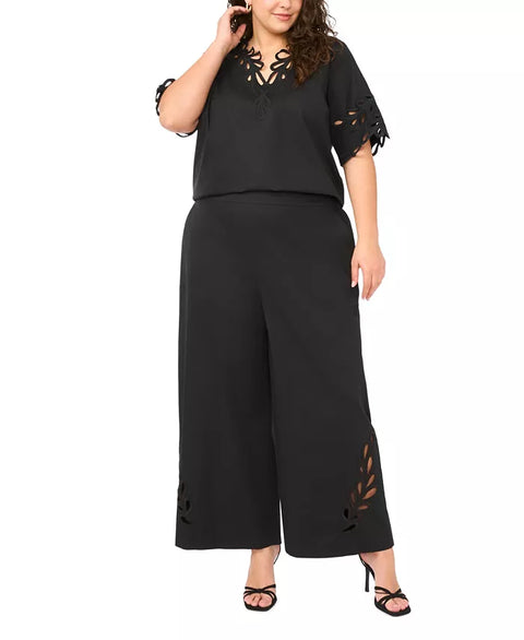 Vince Camuto Women's Black Plus Size Wide-Leg Pants | Vince Camuto In Lebanon