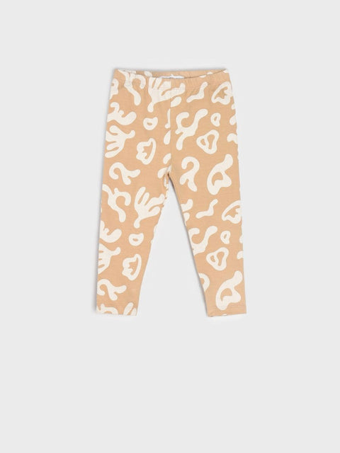 Sinsay Girl's Beige Leggings ANFK821