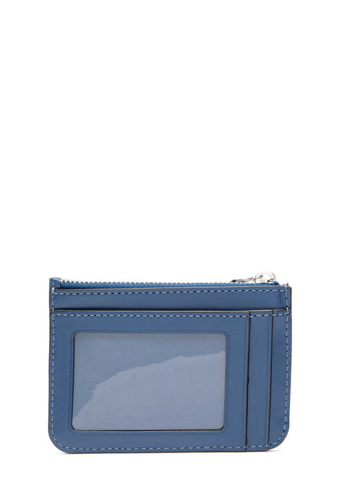 Coach Women's Dark Blue Denim & leather Wallet | Coach  In Lebanon