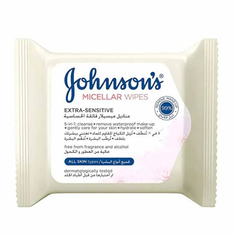 Johnsons's Micellar Cleansing Wipes - 25 Wipes