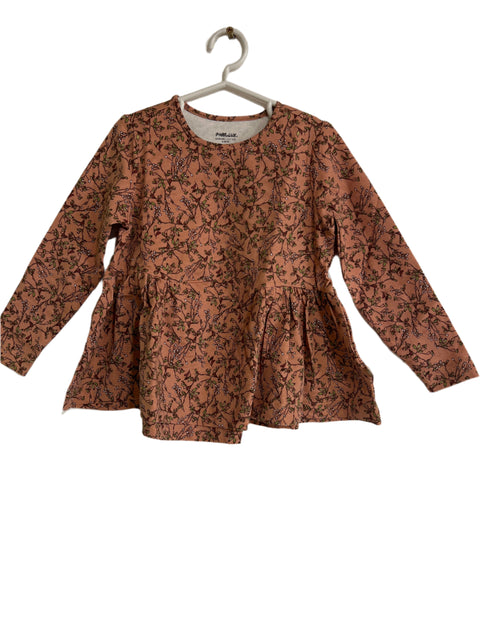 POMPdeLUX Baby Girl Multicolor Long-Sleeve Blouse | POMPdeLUX in Lebanon