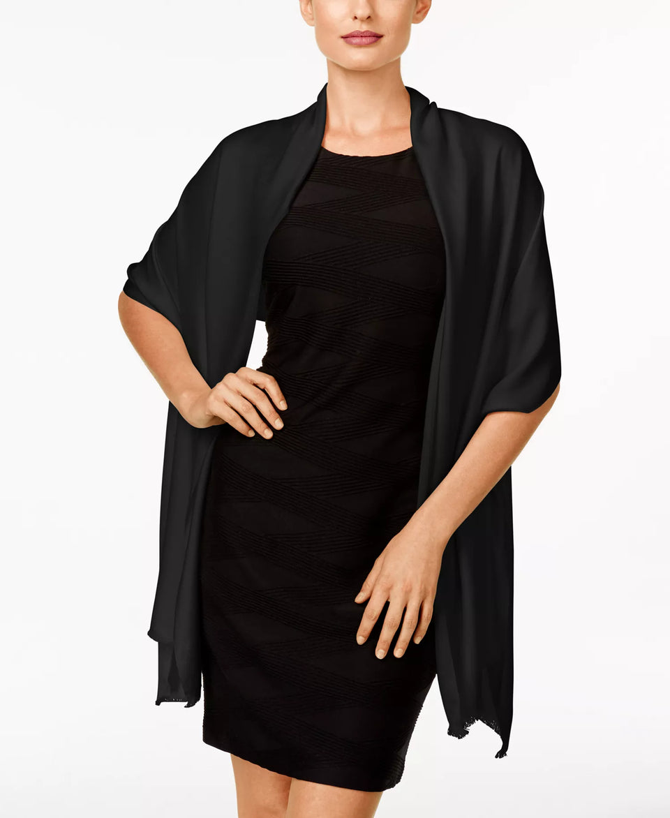 I.N.C. International Concepts Women's Black Wrap & Scarf in One |I.N.C. International Concepts in Lebanon
