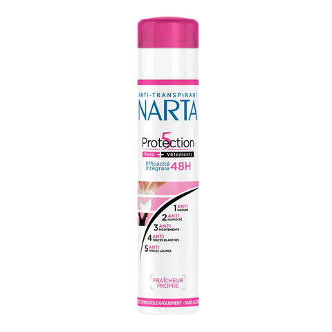 Narta Anti - Trasparent Women Deodorant 5 Protection 200ml