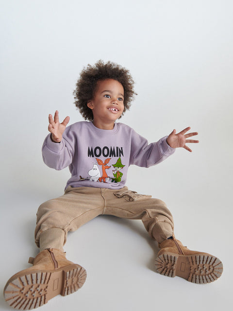 Reserved Baby Boy's Purple Moomin Oversize Sweatshirt | Reserved In Lebanon