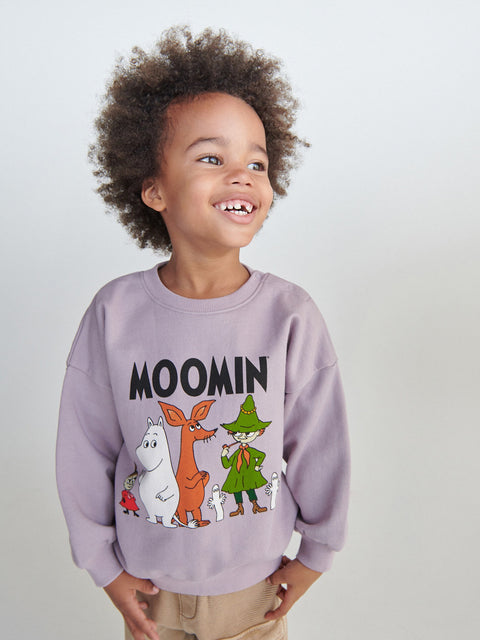 Reserved Baby Boy's Purple Moomin Oversize Sweatshirt | Reserved In Lebanon