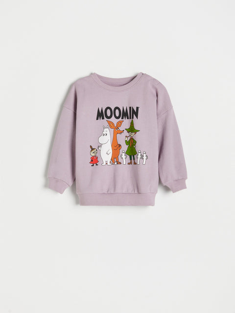 Reserved Baby Boy's Purple Moomin Oversize Sweatshirt | Reserved In Lebanon
