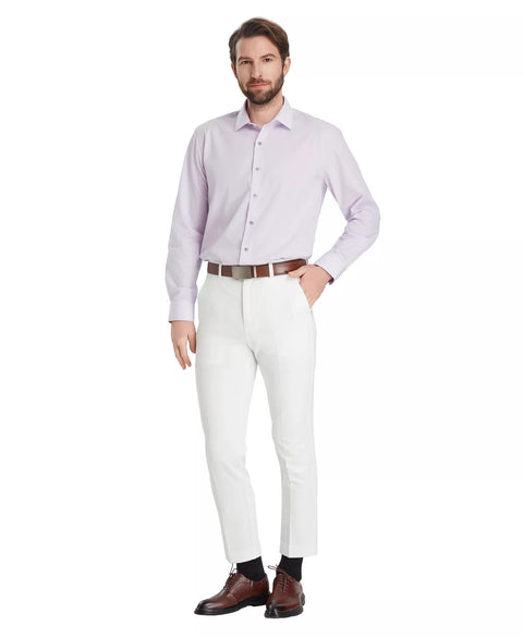 Alfani Men's Light Purple Regular-Fit Solid Dress Shirt | Alfani In Lebanon