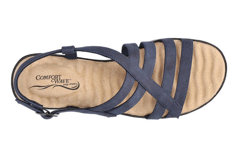 Easy Street Women's Navy Lobo Sandals |  Easy Street in Lebanon