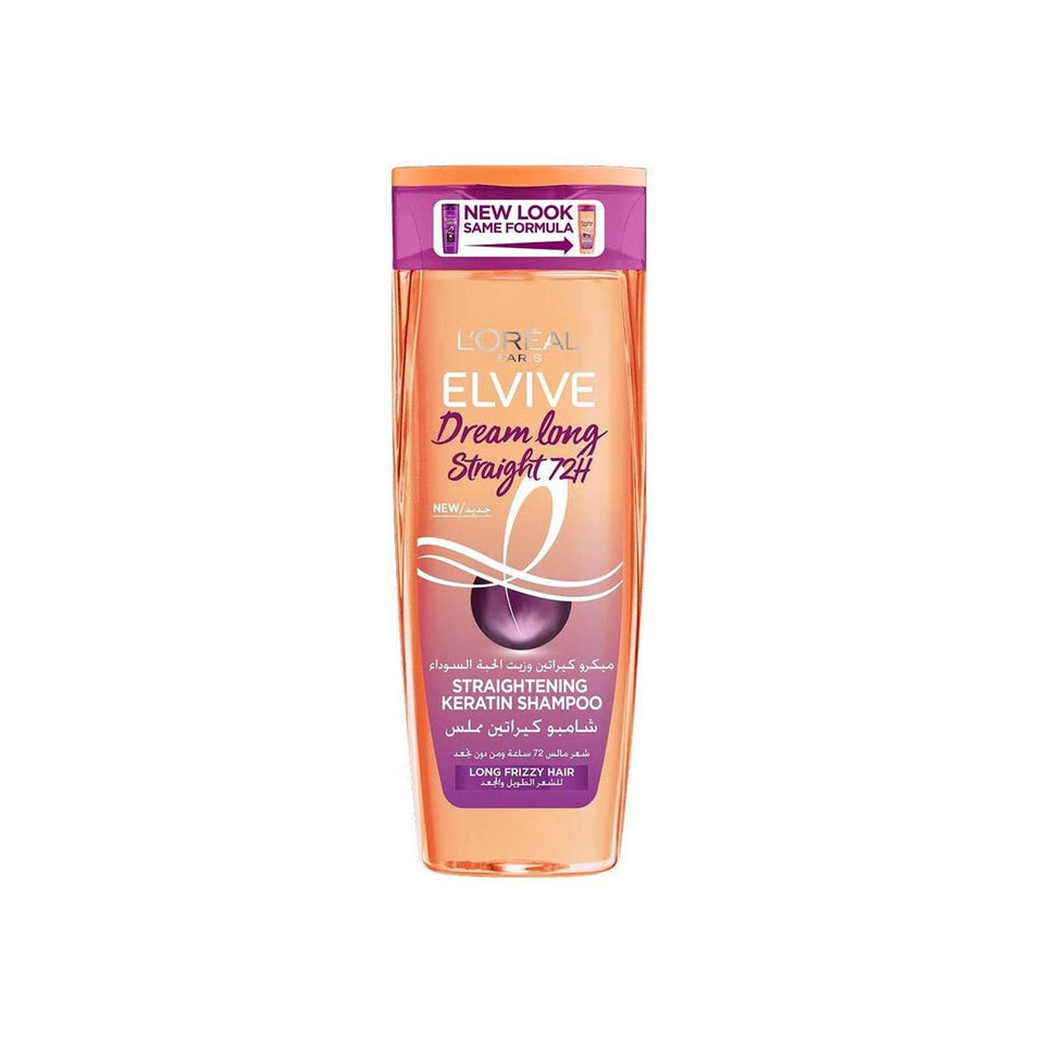 L'Oreal Paris Elvive Dream Long Straight 72H Straightening Keratin Shampoo 600ml