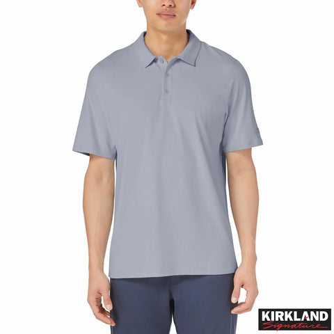 Kirkland Signature Men's Grey Performance Polo Shirt | Kirkland Signature In Lebanon