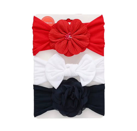 3/pcs bright color headbands