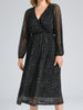 Sinsay Women's Black Midi Dress With Print | Sinsay In Lebanon