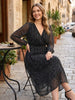 Sinsay Women's Black Midi Dress With Print | Sinsay In Lebanon