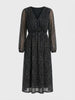 Sinsay Women's Black Midi Dress With Print | Sinsay In Lebanon