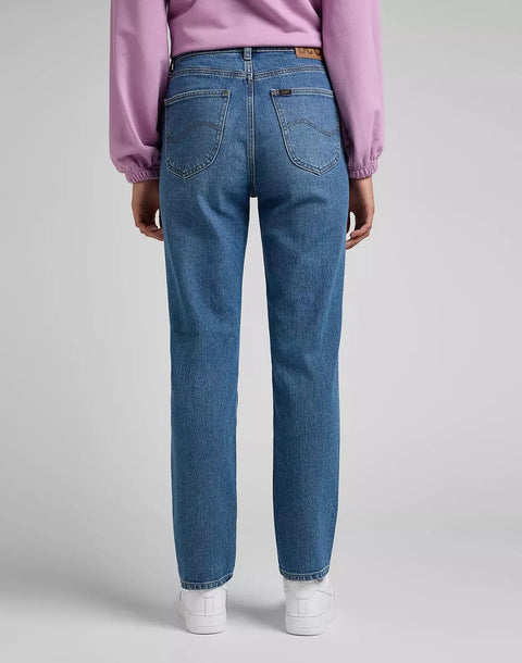 Lee Women's Blue Carol Mid Trashed Jeans | Lee In Lebanon