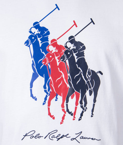 Polo Ralph Lauren Men's White Classic Fit Jersey T-Shirt | Polo Ralph Lauren In Lebanon