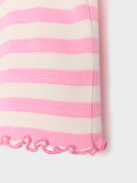 Sinsay Girl's White & Pink Striped T-Shirt | Sinsay In Lebanon