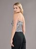 Sinsay Women's Black & White Bandeau Top | Sinsay In Lebanon