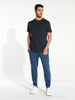 Sinsay Men's Navy Sweatpants With Cuffs | Sinsay In Lebanon