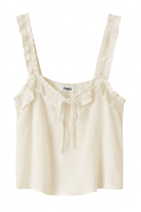Planet Heart Women's White Sleeveless Blouse | Planet Heart in Lebanon