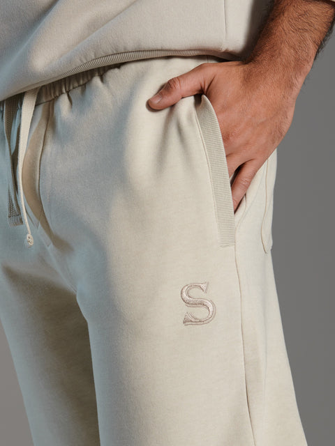 Sinsay Men's Beige Comfort Fit Sweatpants   | Sinsay in Lebanon