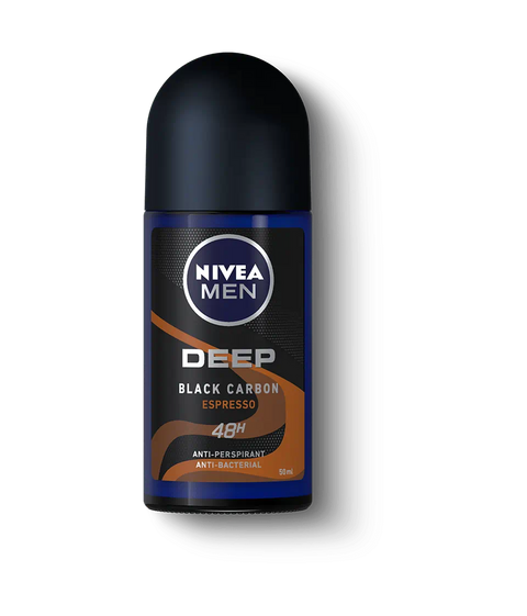 Nivea Men Deep Black Carbon Espresso 48h Anti-Perspirant 50ml | Nivea In Lebanon