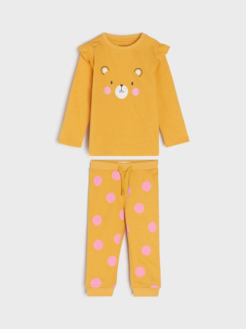 Sinsay Girl's Mustard Long-Sleeve Blouse ANFK877