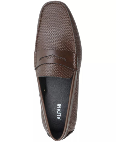 Alfani Men's Brown Masonn Slip-On Penny Driving Loafers Casual Shoes | Alfani In Lebanon